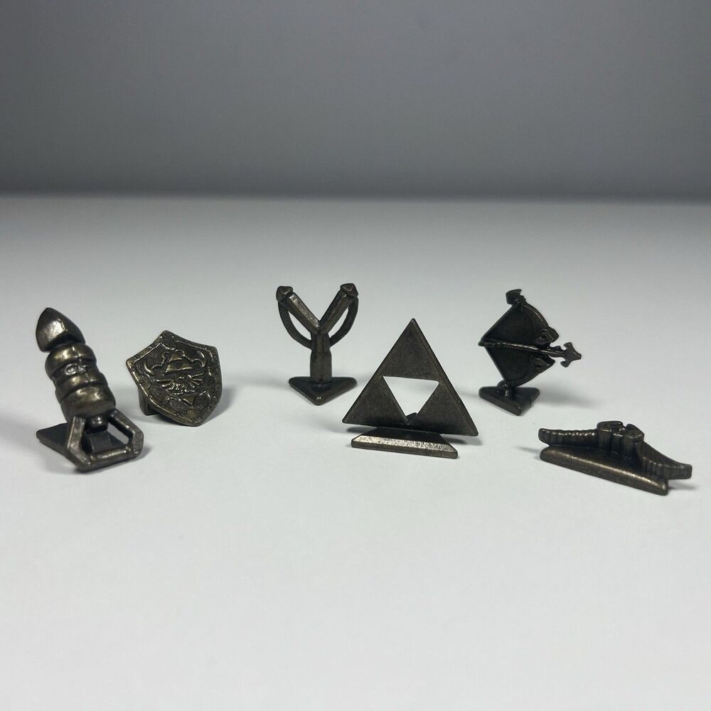 Legend of Zelda Monopoly Collector's Edition 6 Replacement Tokens Figures